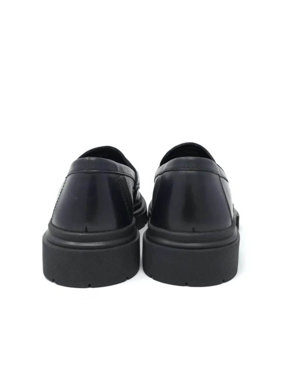 New Steve Madden Akkron Black Leather Loafers Men’s 7.5M